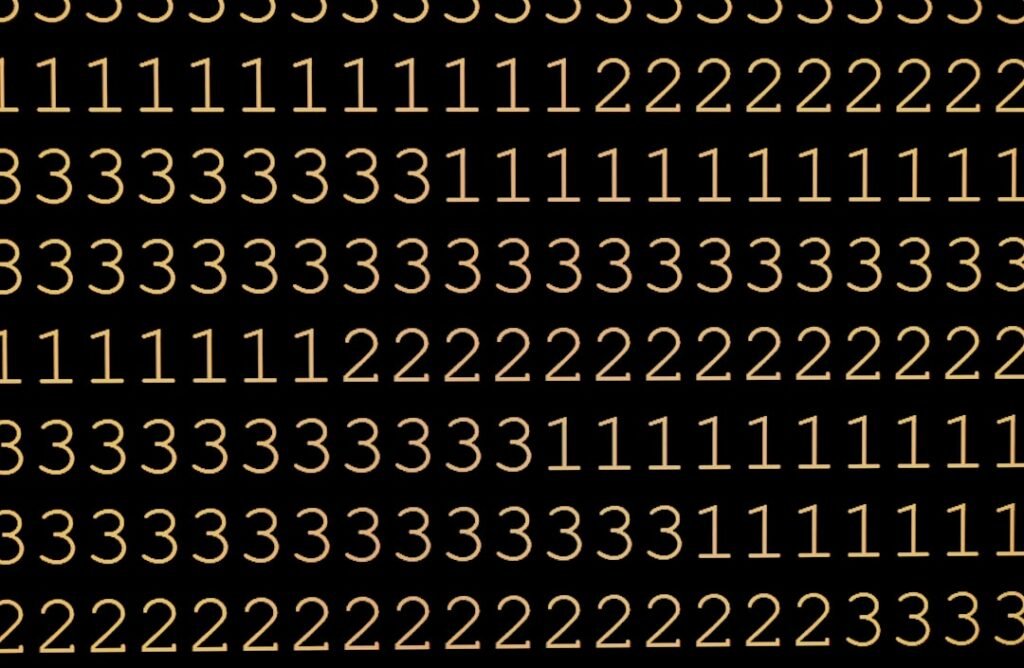 Photo ordinal numbers